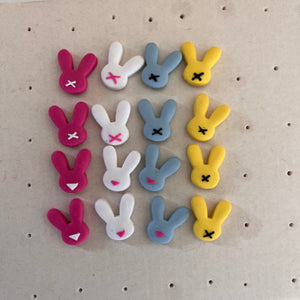 Colourful Bunny Studs