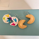 Bunny Fortune Cookie Earrings